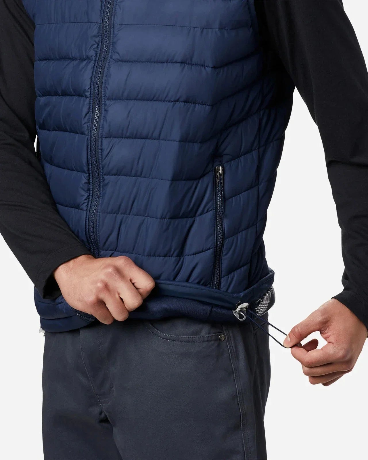 Chaleco de hombre color azul