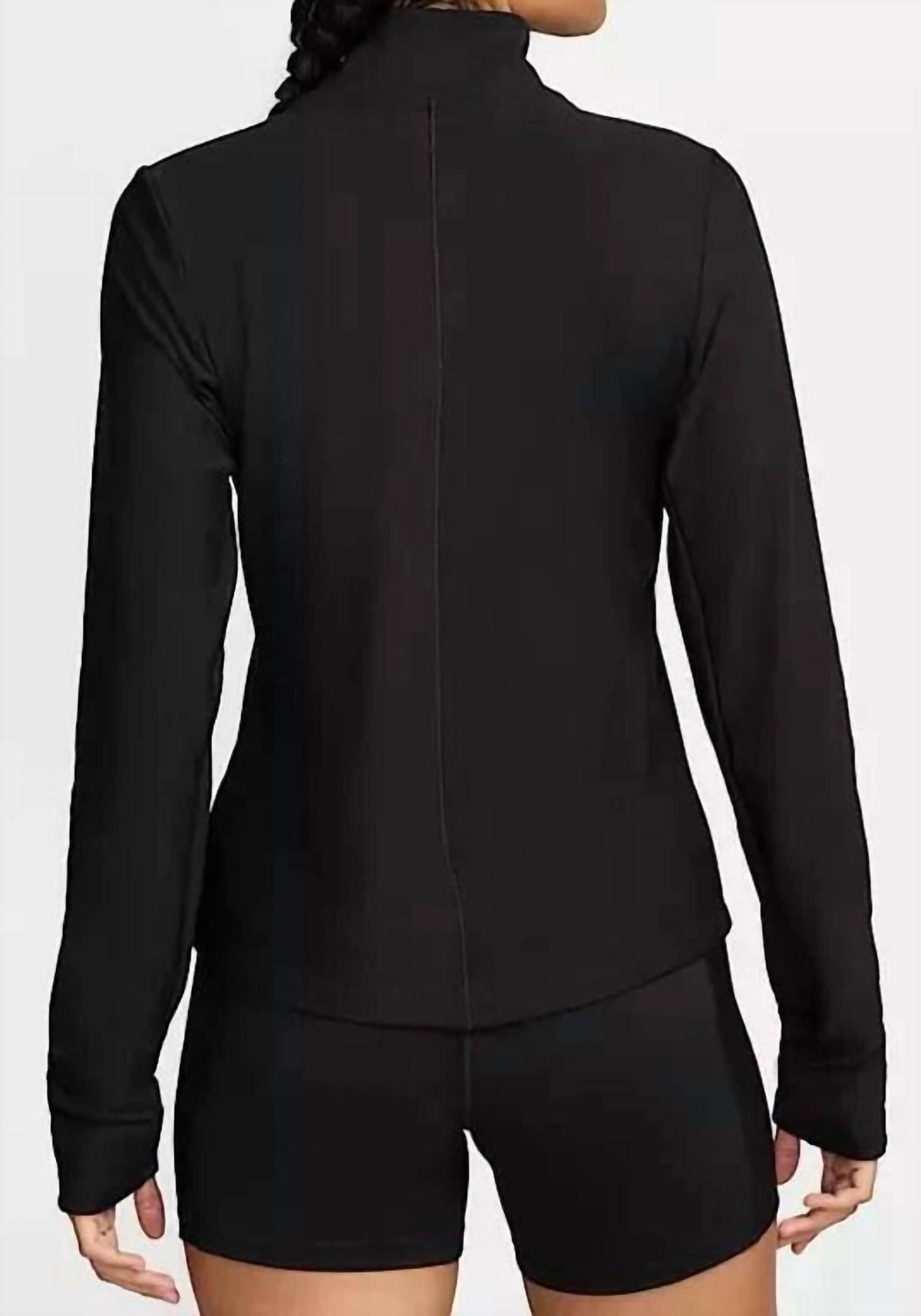 Top de mujer con tejido acanalado color verde