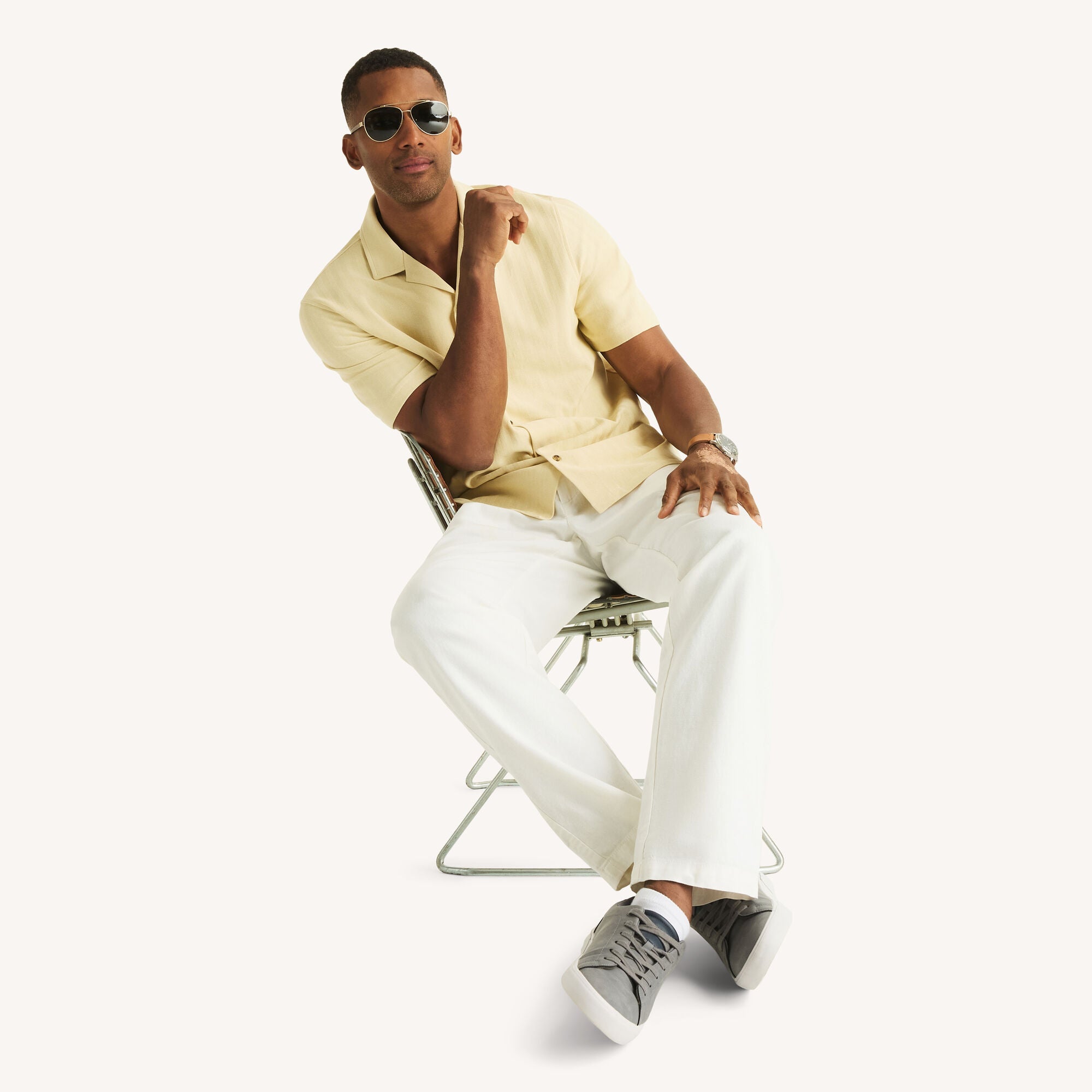 Polo de hombre de corte amplio con estampado