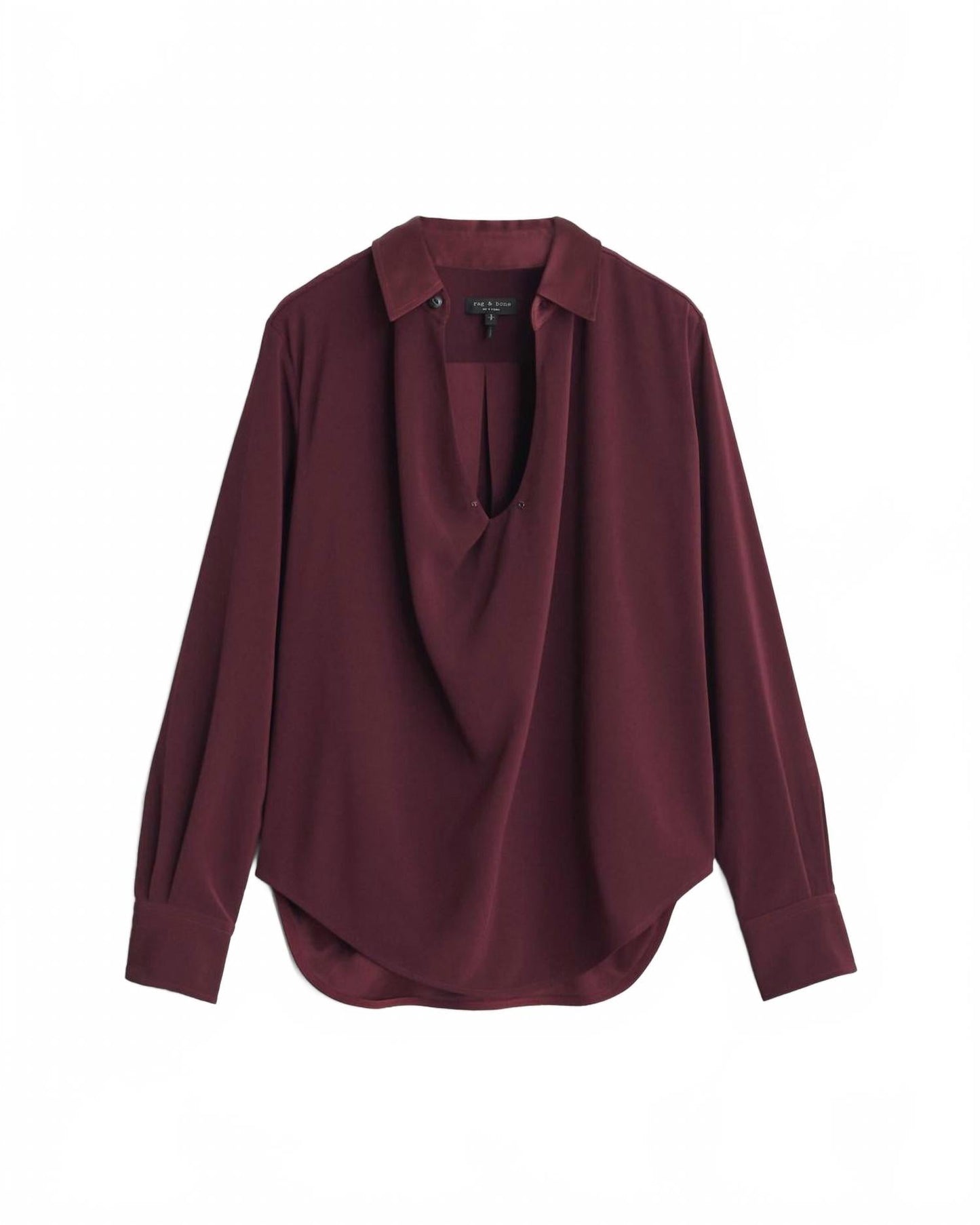 Blusa de satén