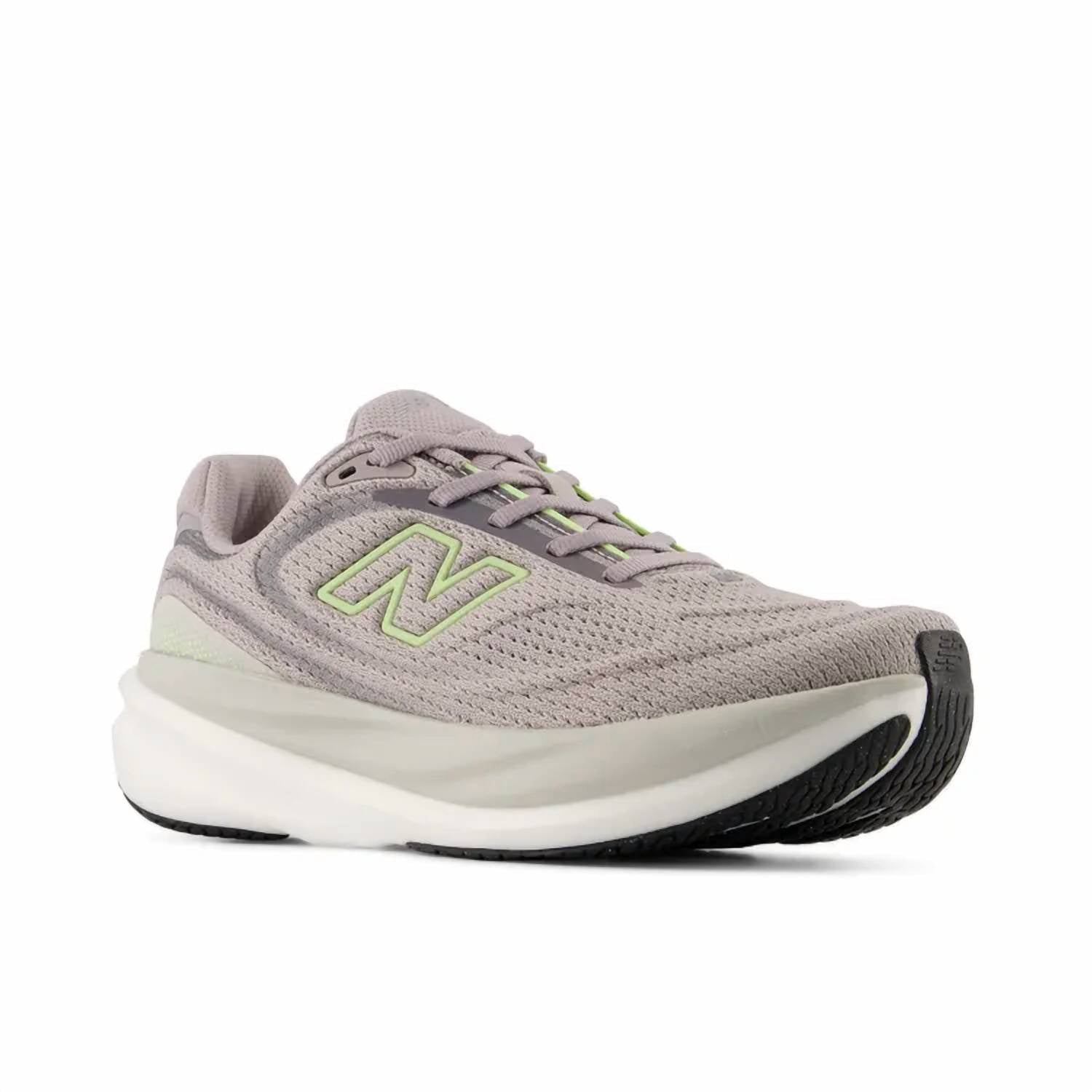 Tenis para correr de mujer color gris y verde