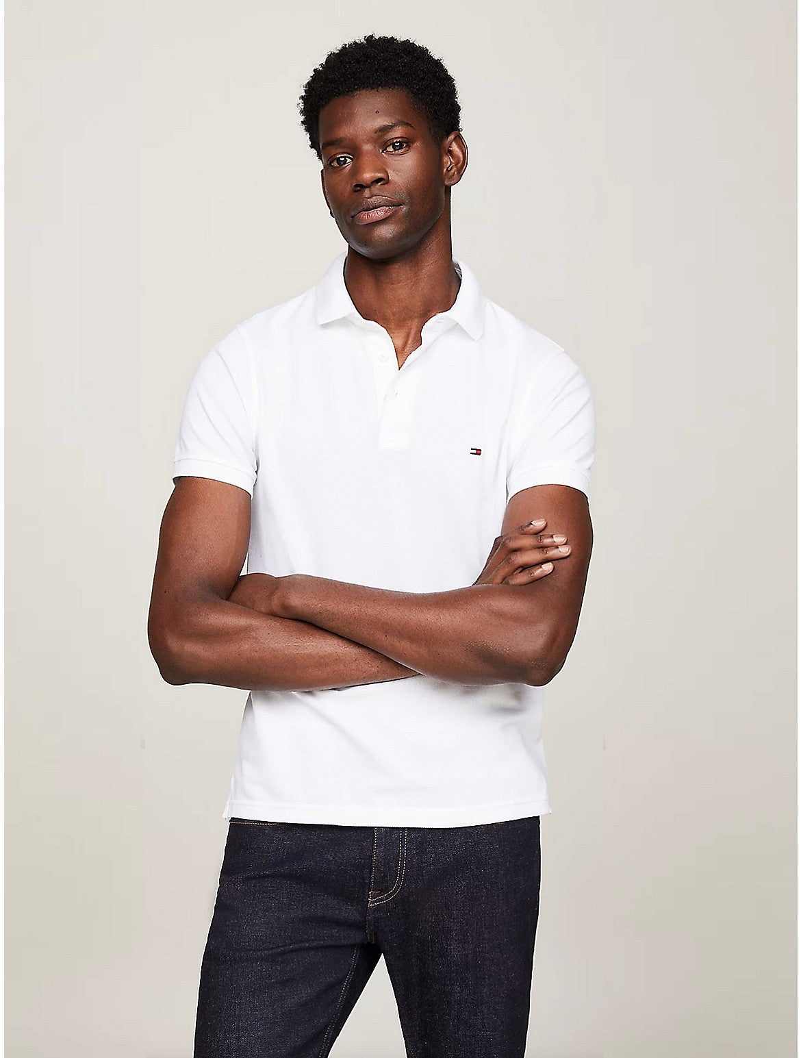 Polo de hombre de corte ajustado