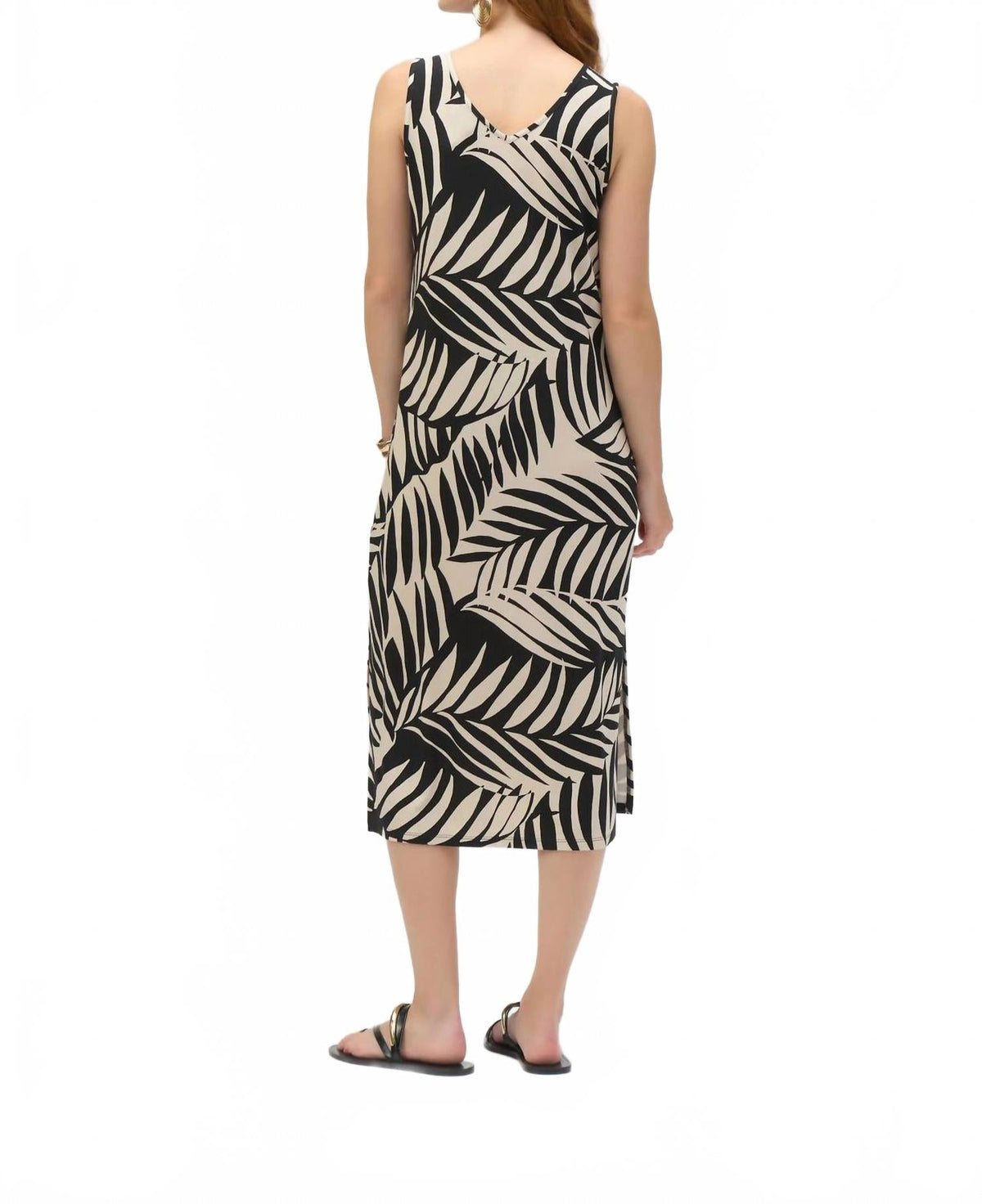 Vestido midi color negro