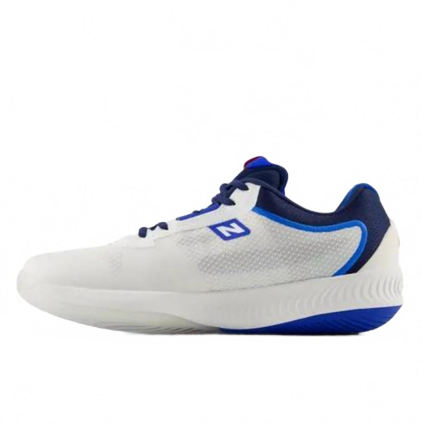Zapatos de hombre color blanco y azul