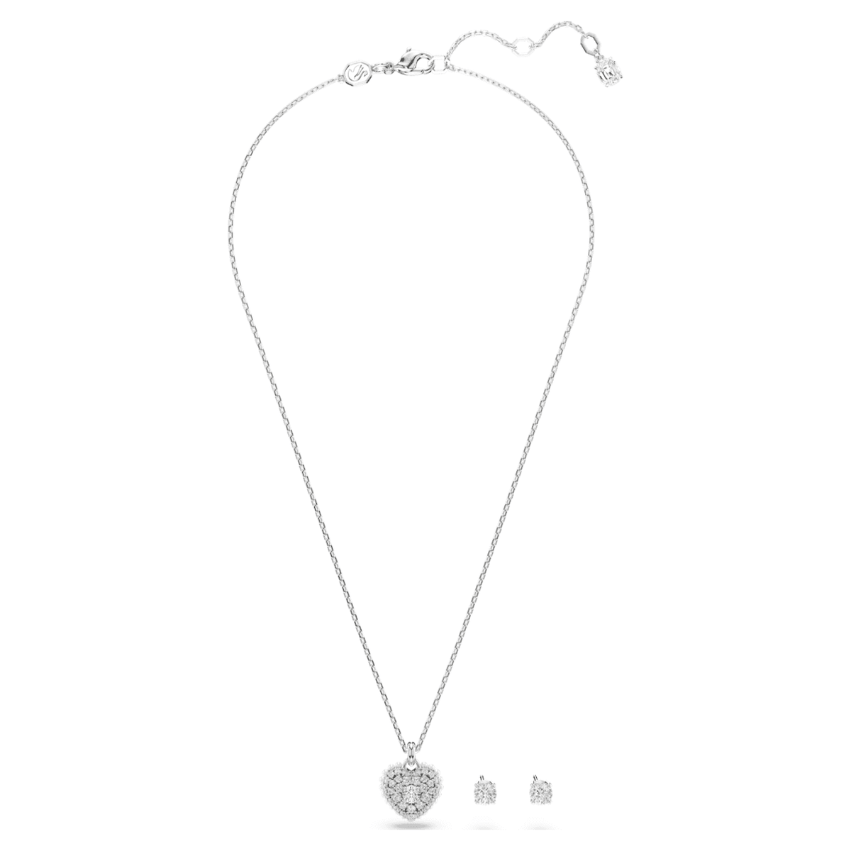 Set de joyería color blanco