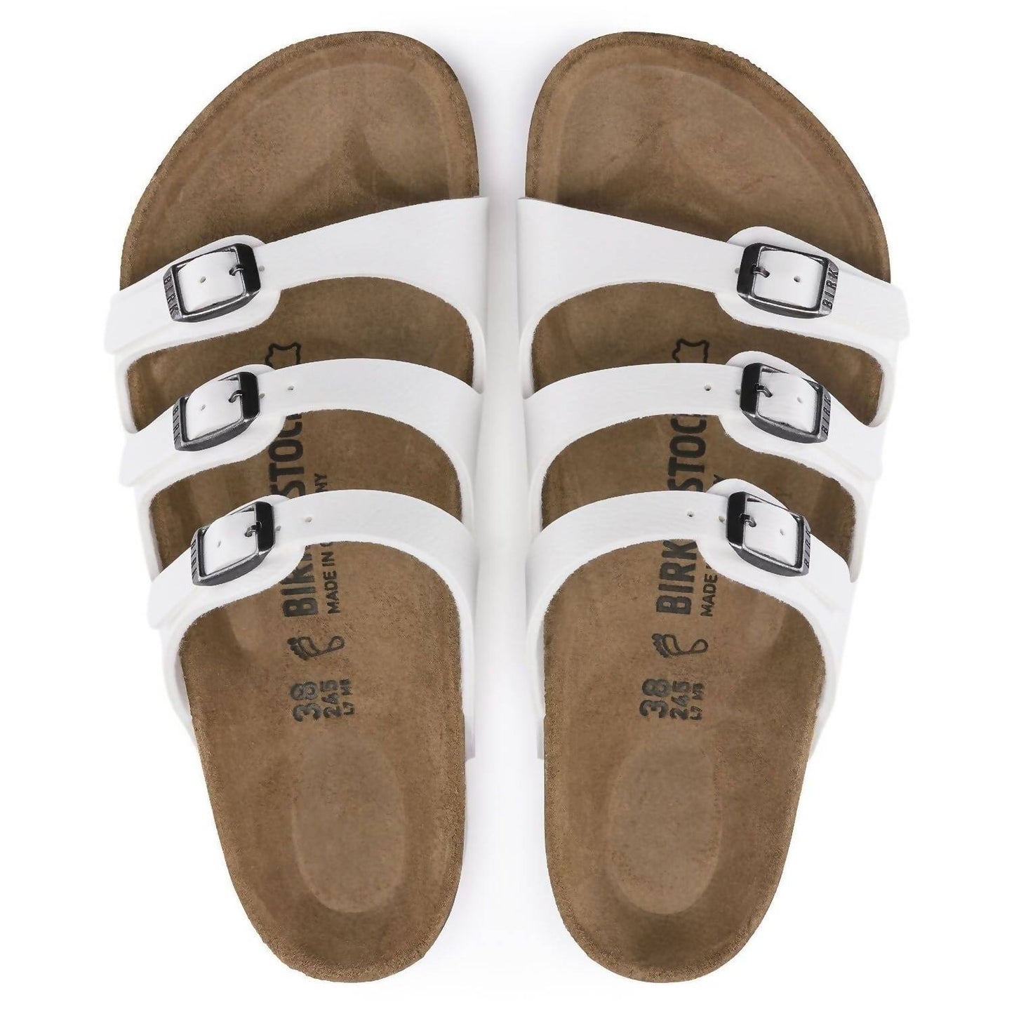 Sandalias de mujer color blanco