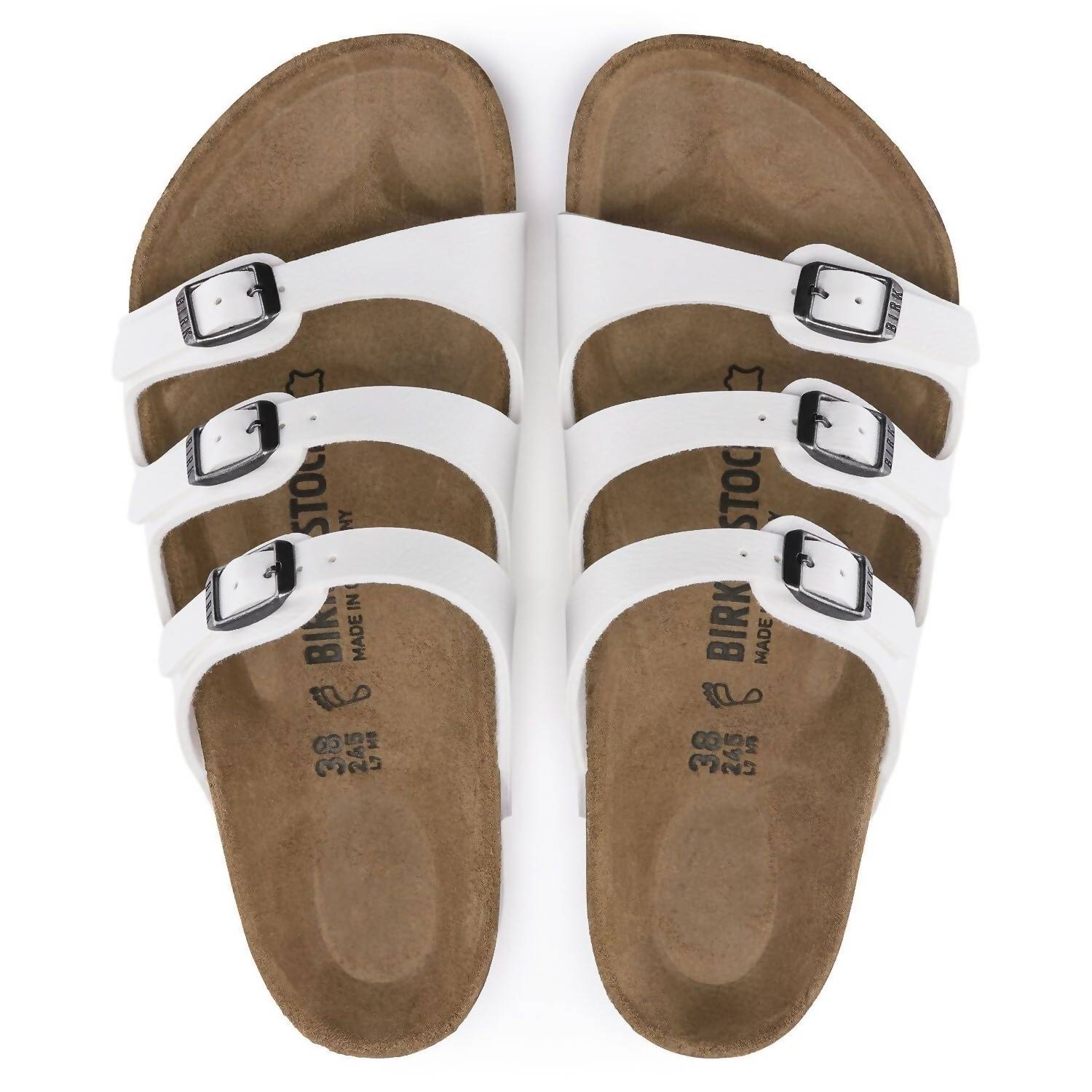 Sandalias de mujer color blanco