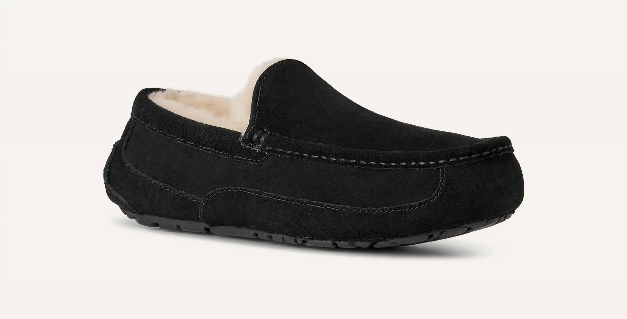 Pantuflas de hombre color negro