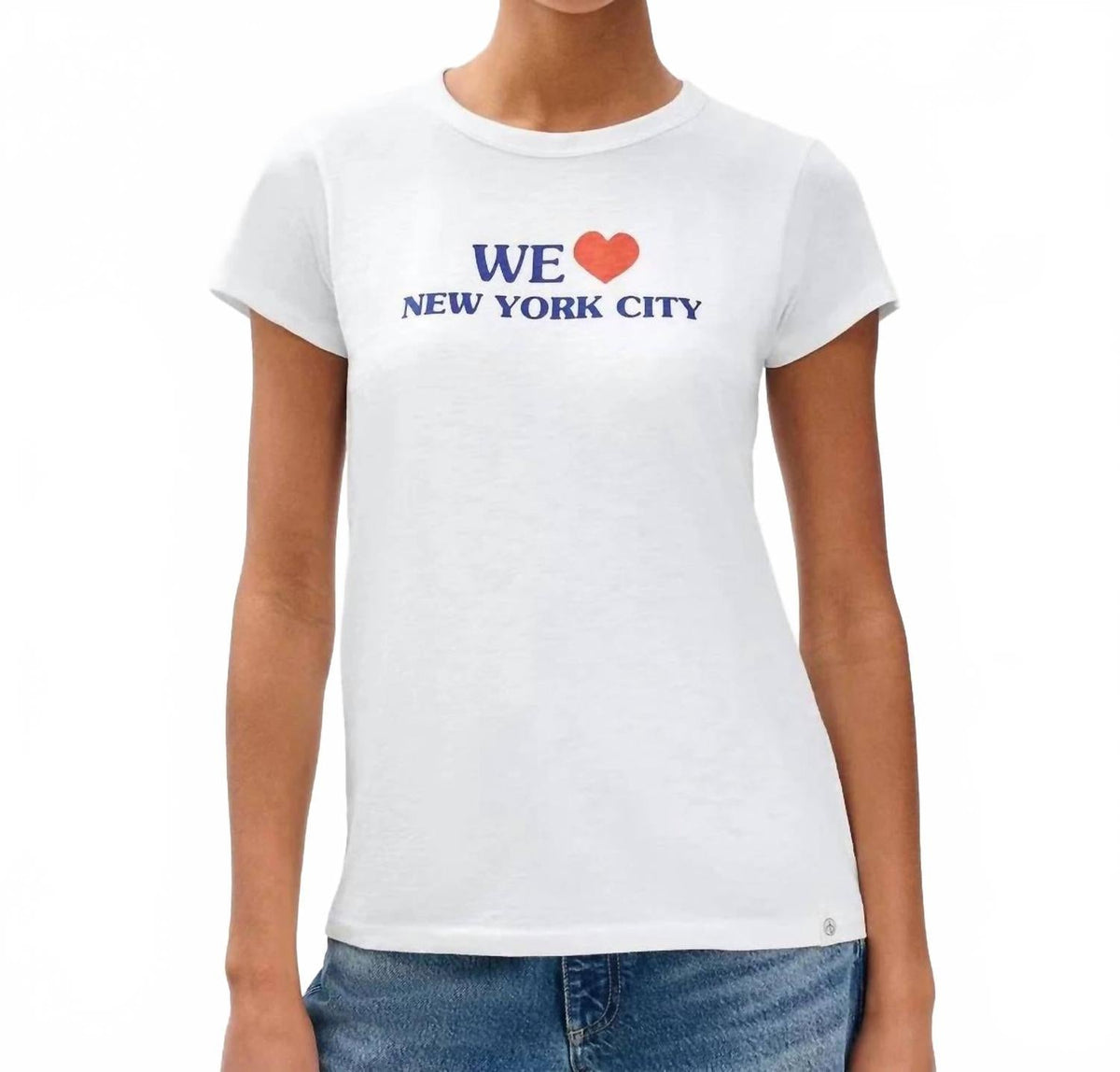 Camiseta con estampado color blanco