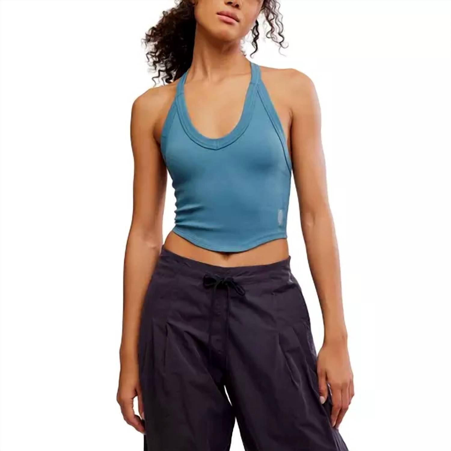 Camiseta sin mangas con cuello en V