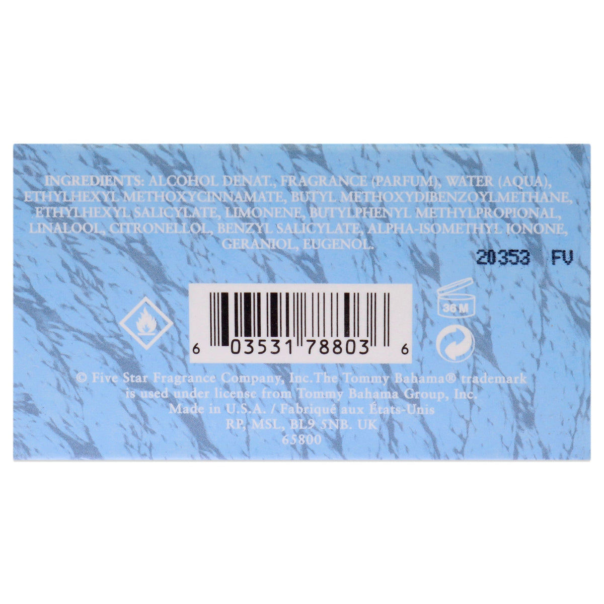 Perfume de hombre agua de colonia 4,2 oz