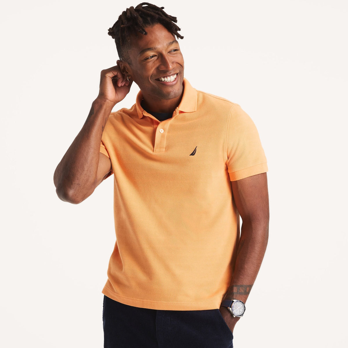 Polo de hombre de corte ajustado