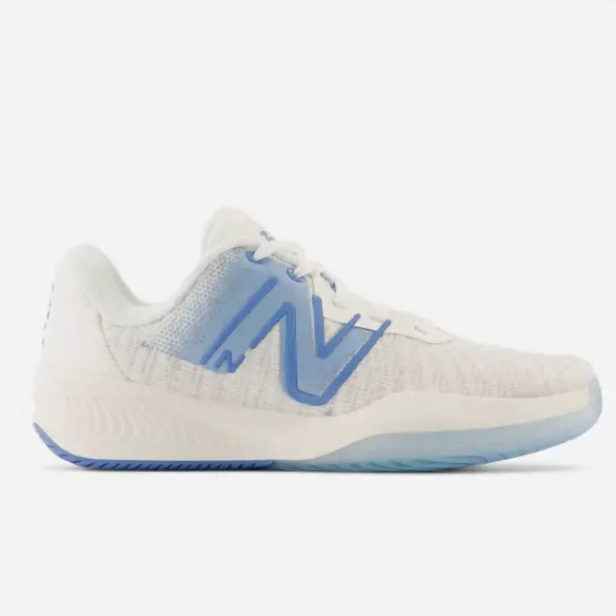 Zapatos de mujer color blanco y azul