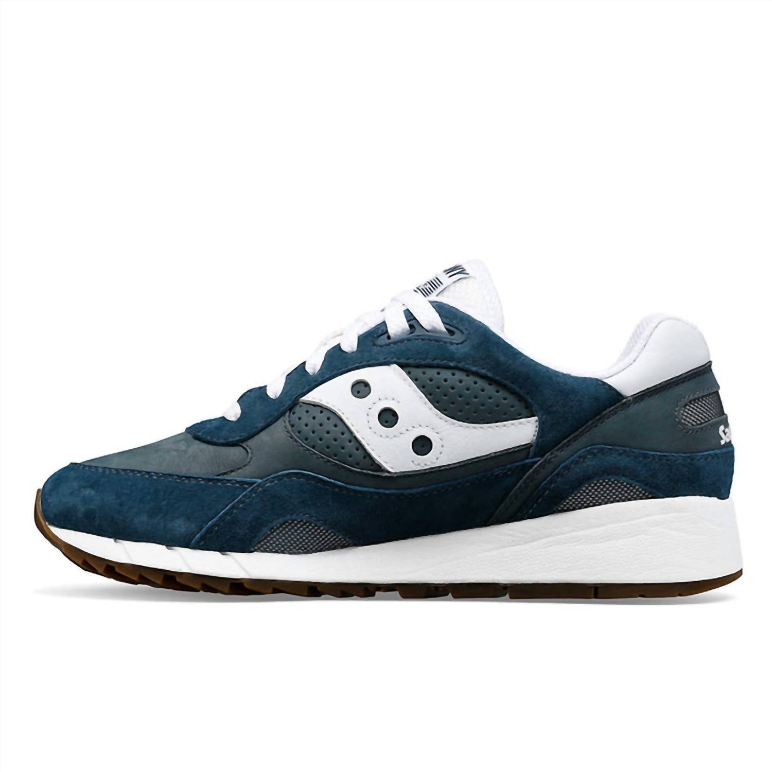 Zapatos unisex color azul marino y blanco