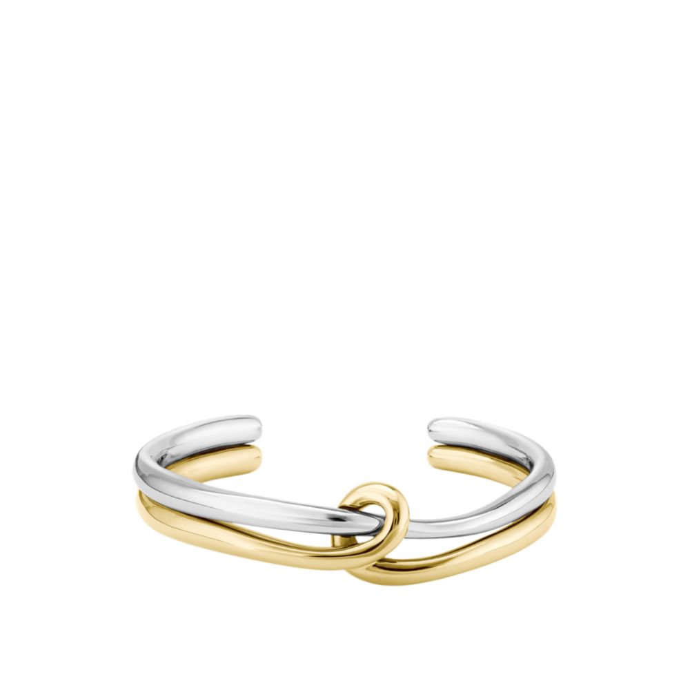 Pulsera color plateado y dorado
