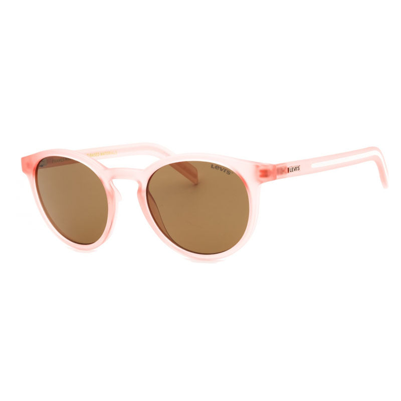Gafas color café y rosado