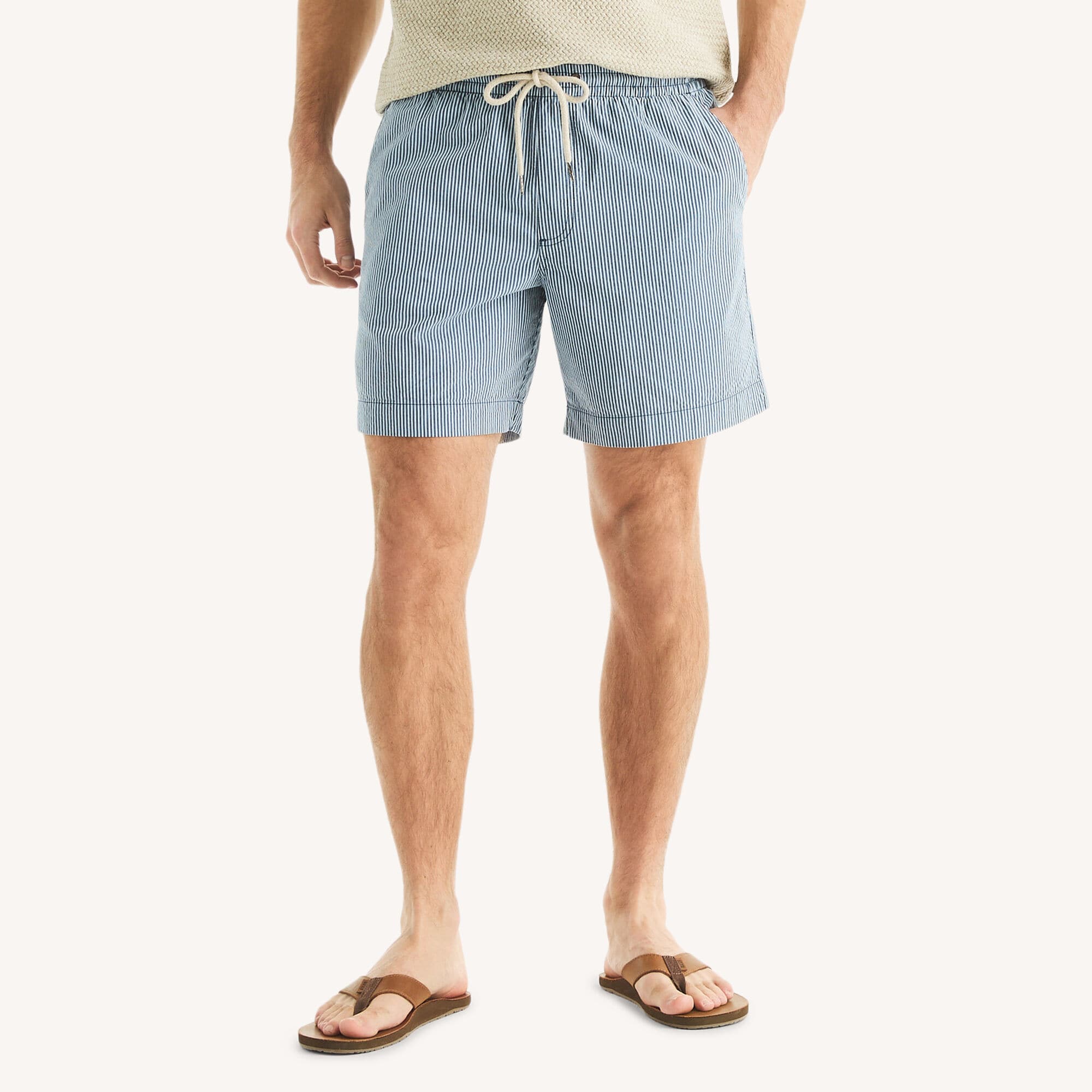 Short de hombre a rayas