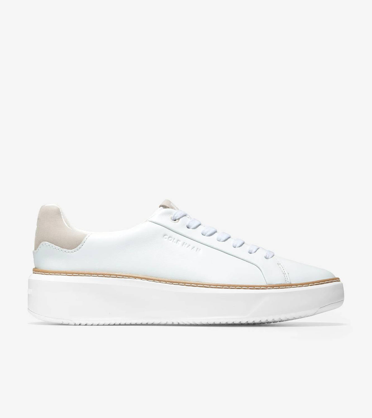 Tenis de mujer de cuero color blanco