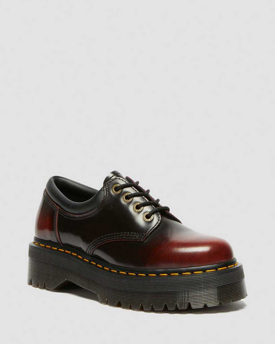 Zapatos de cuero con plataforma