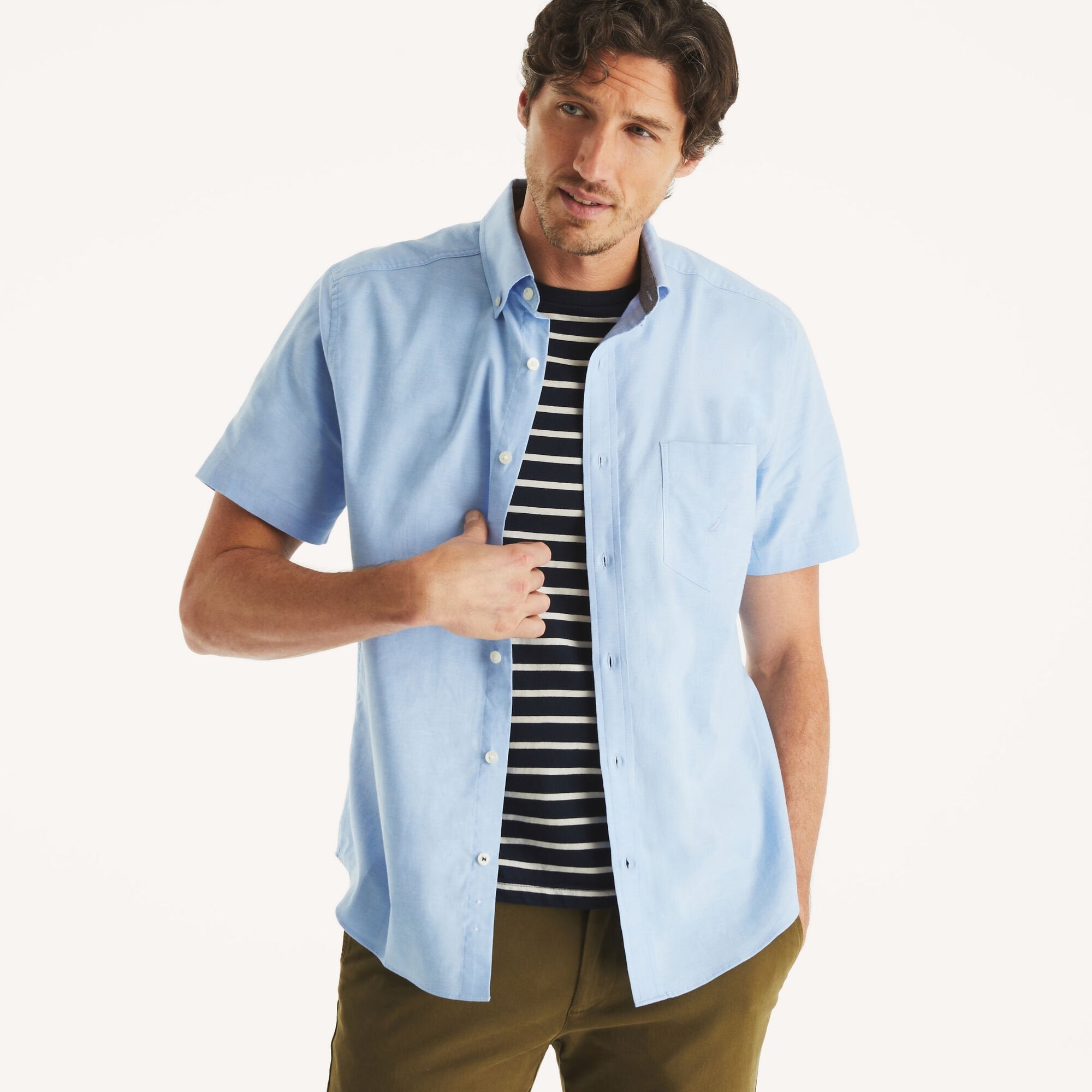 Camisa de hombre de manga corta