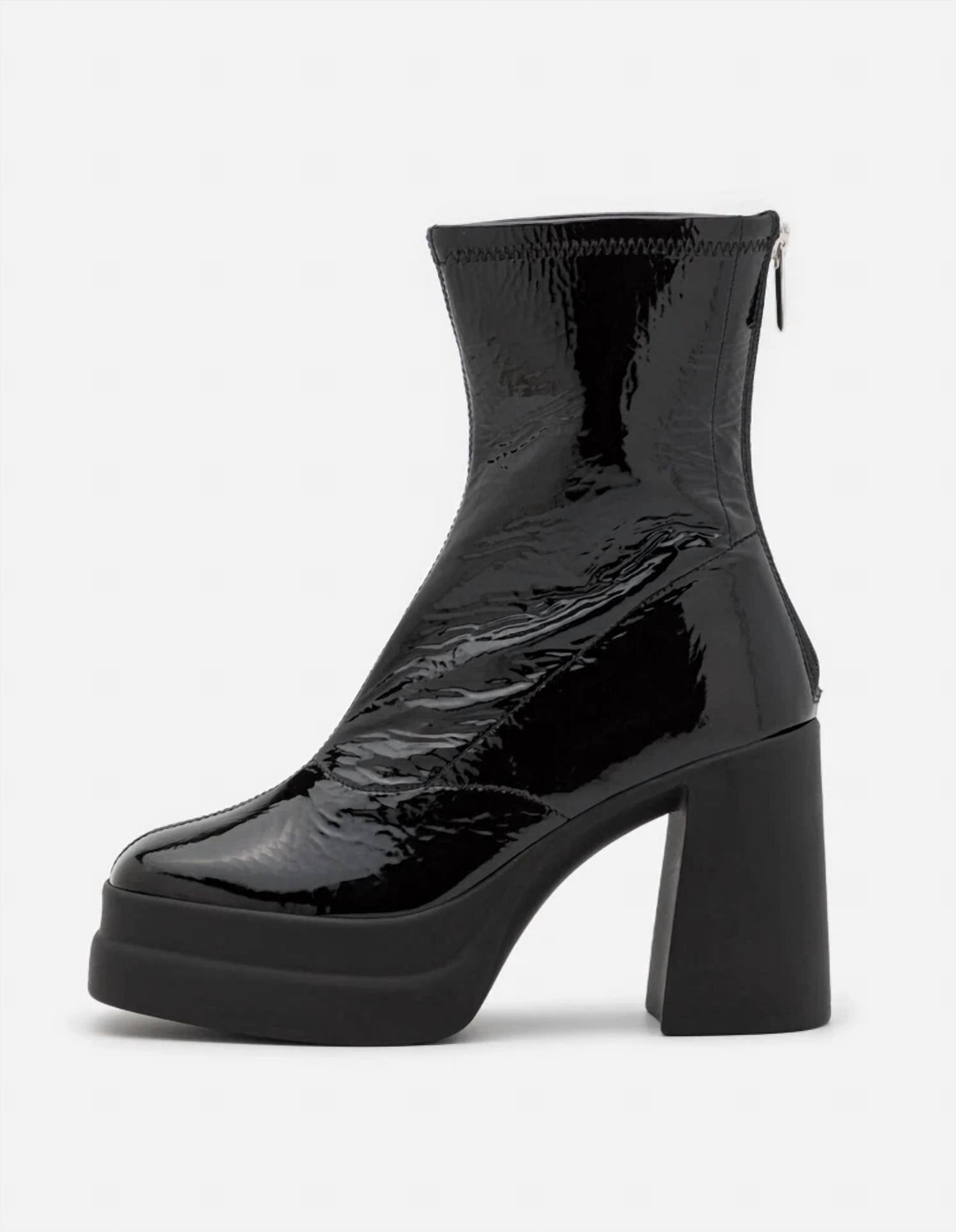 Botas de mujer con plataforma color negro