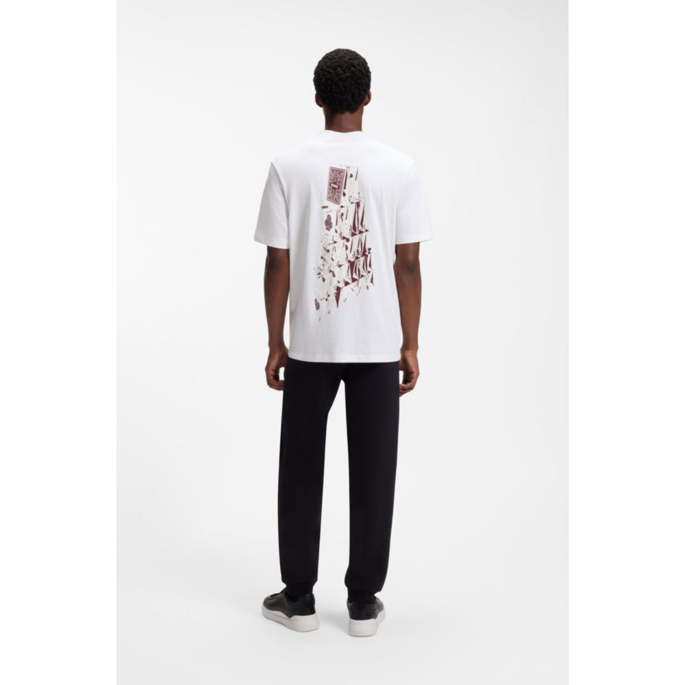 Camiseta de algodón con estampado
