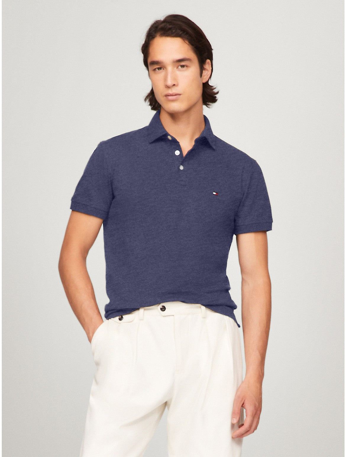 Polo de hombre de corte ajustado