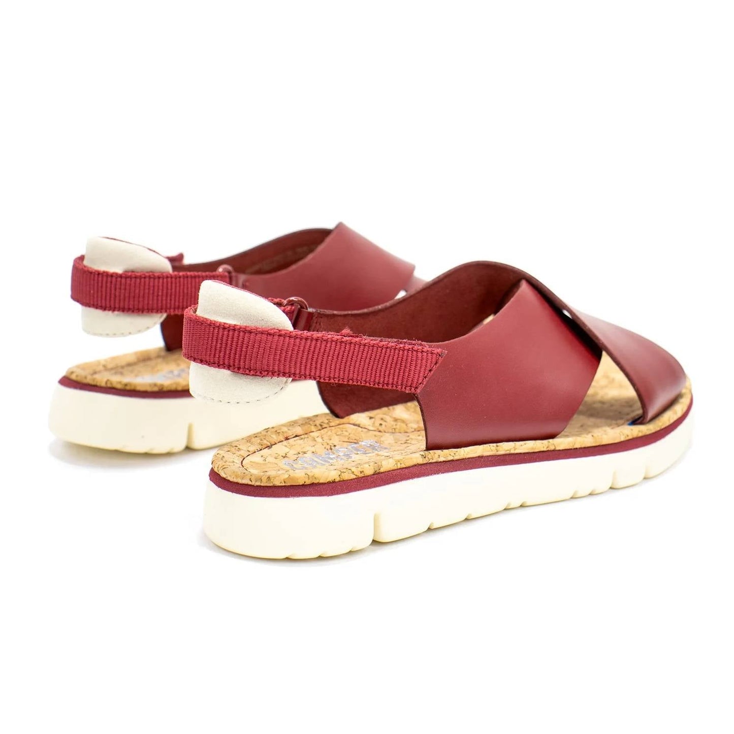 Sandalias de mujer color rojo