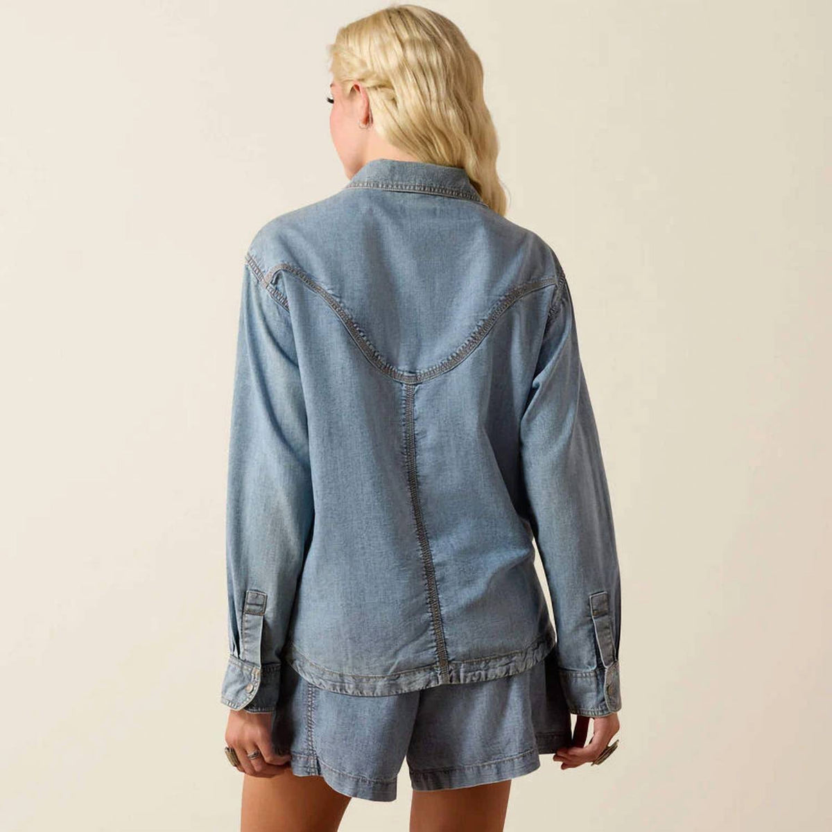 Sobrecamisa de mezclilla