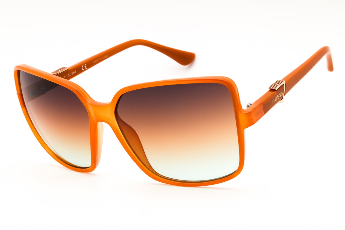 Gafas color café y naranja