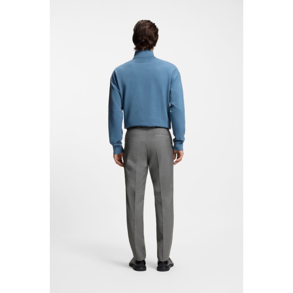 Pantalón de lana de corte ajustado