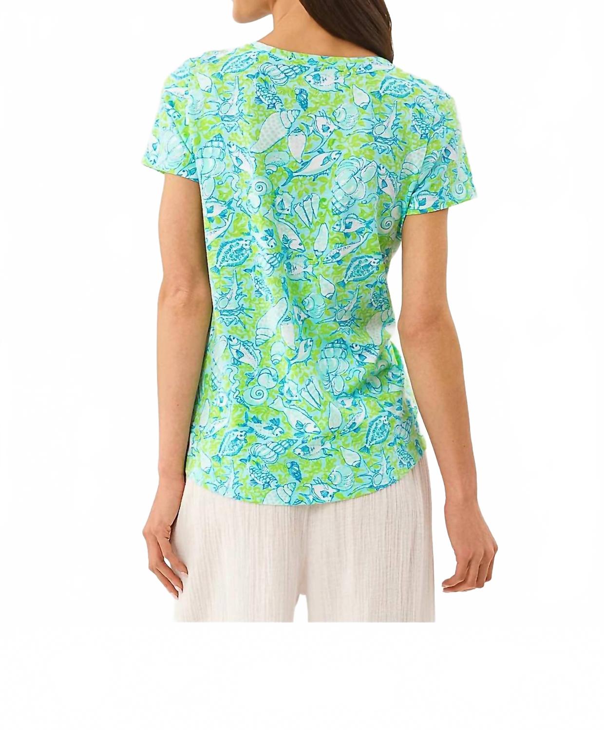 Top color azul