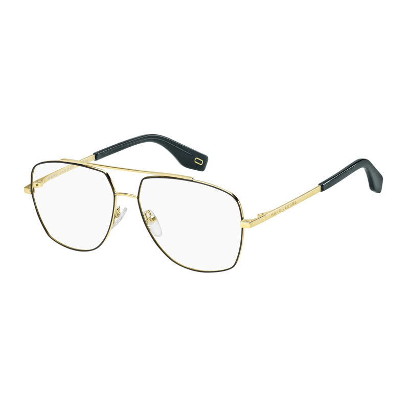 Gafas 58 mm color negro y dorado