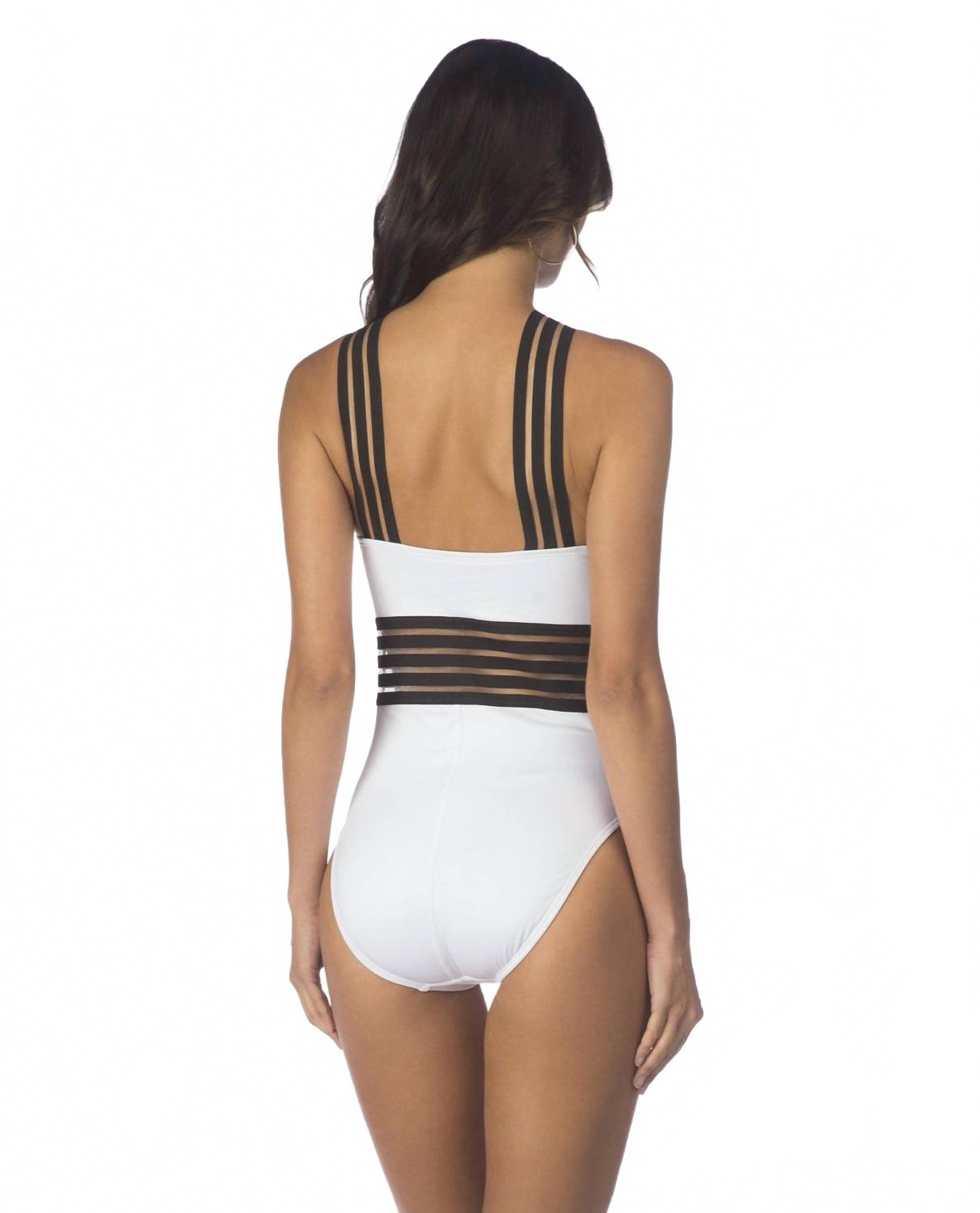 Vestido de baño color blanco