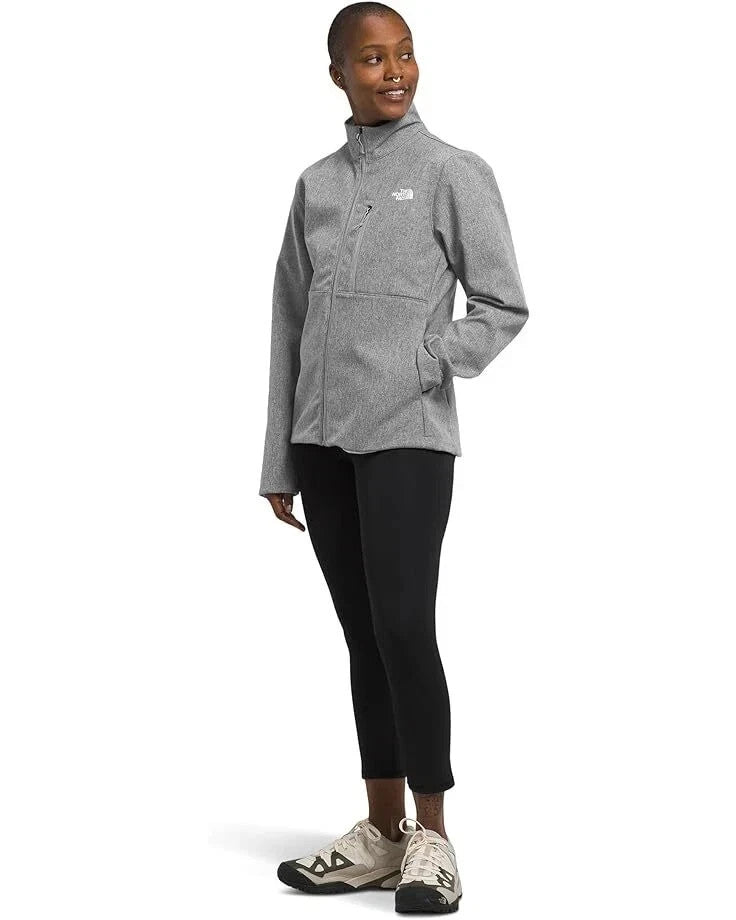 Chaqueta de mujer con cuello alto color gris