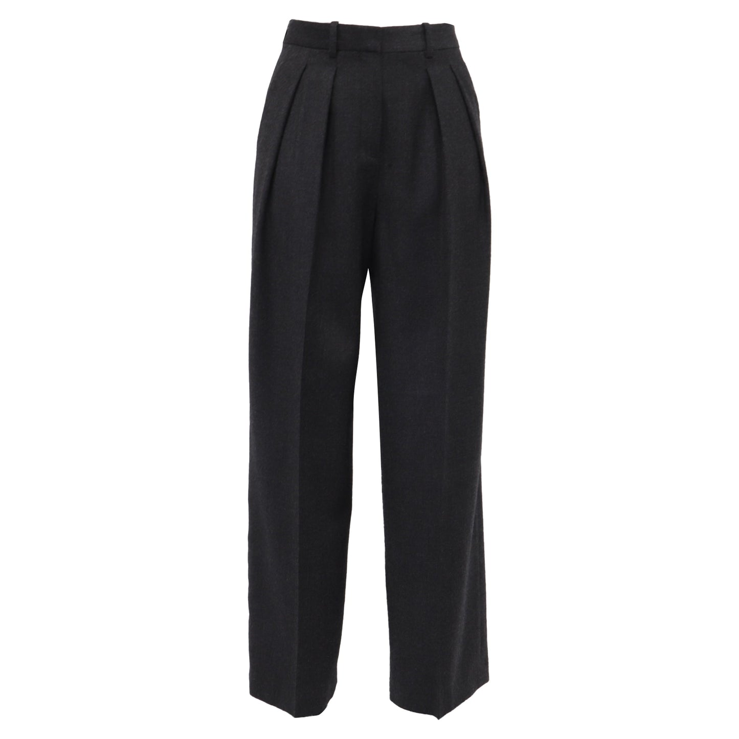 Pantalón de lana color negro