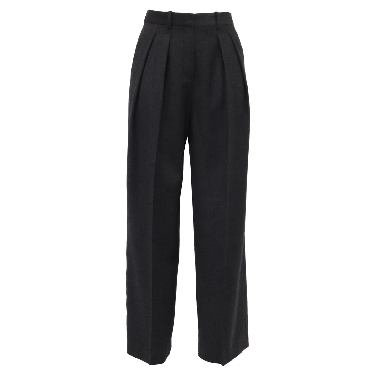 Pantalón de lana color negro