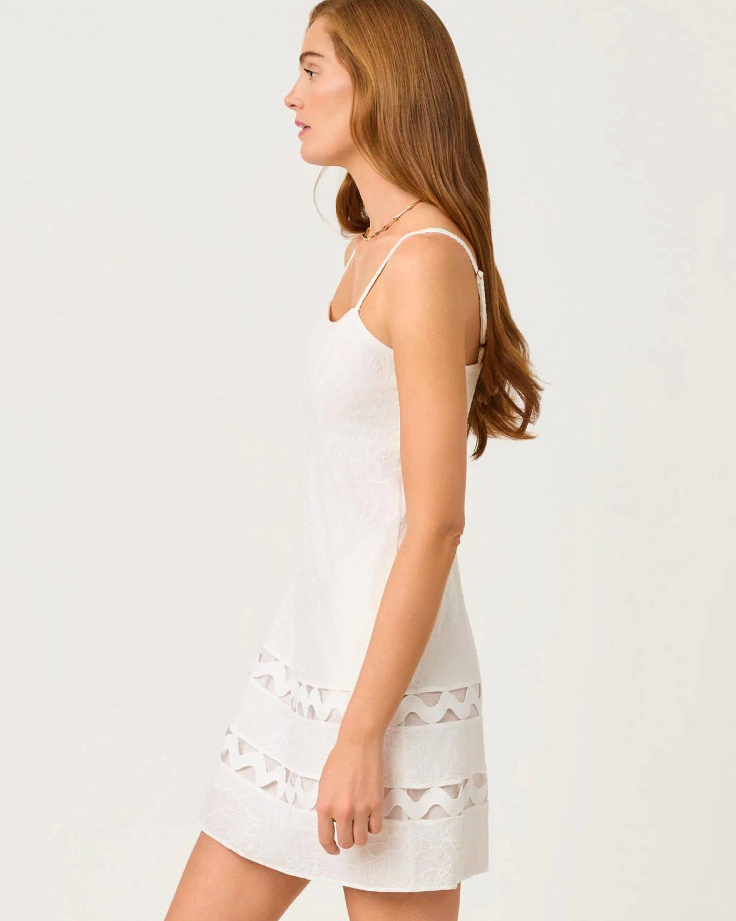 Vestido corto color blanco