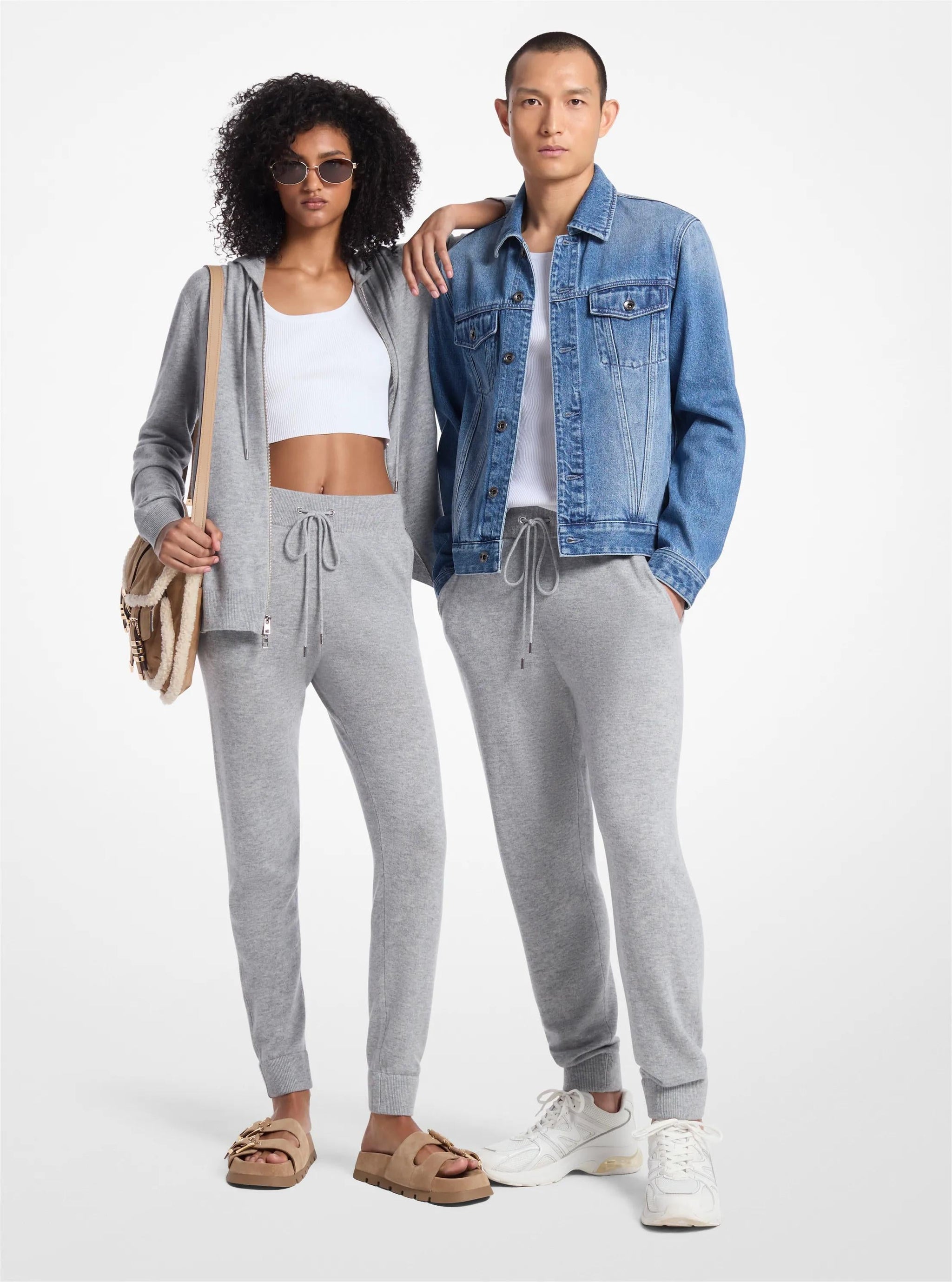 Pantalón deportivo de mezcla de cachemira