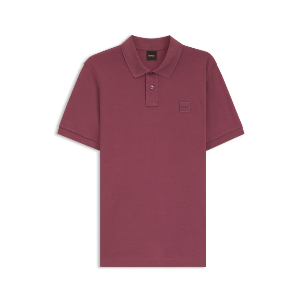 Polo de algodón de corte ajustado