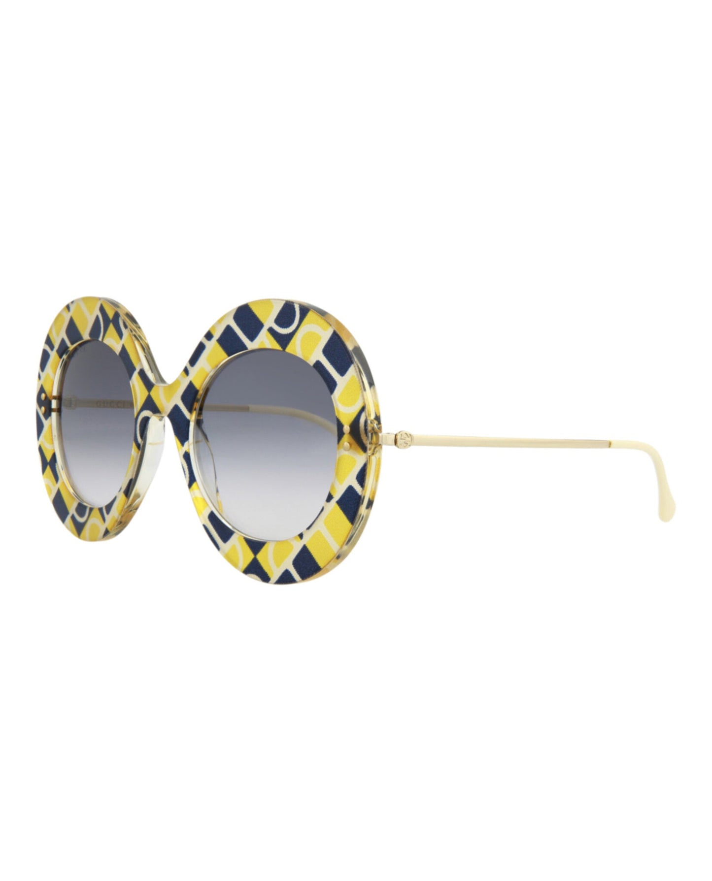 Gafas de sol de acetato de montura redonda