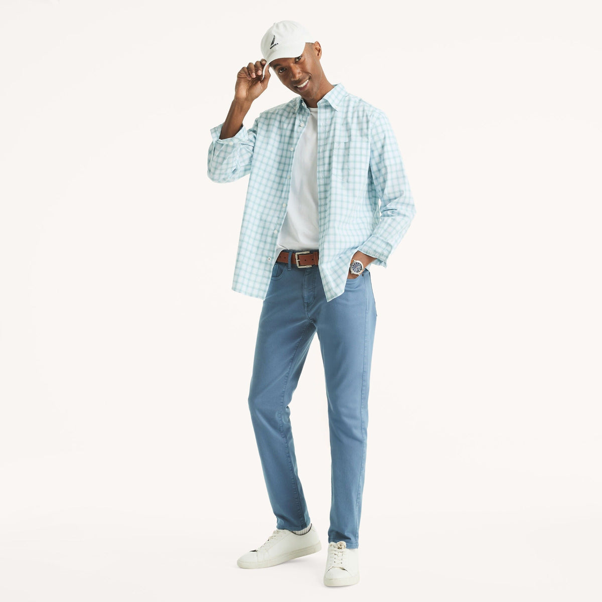 Camisa de hombre a cuadros