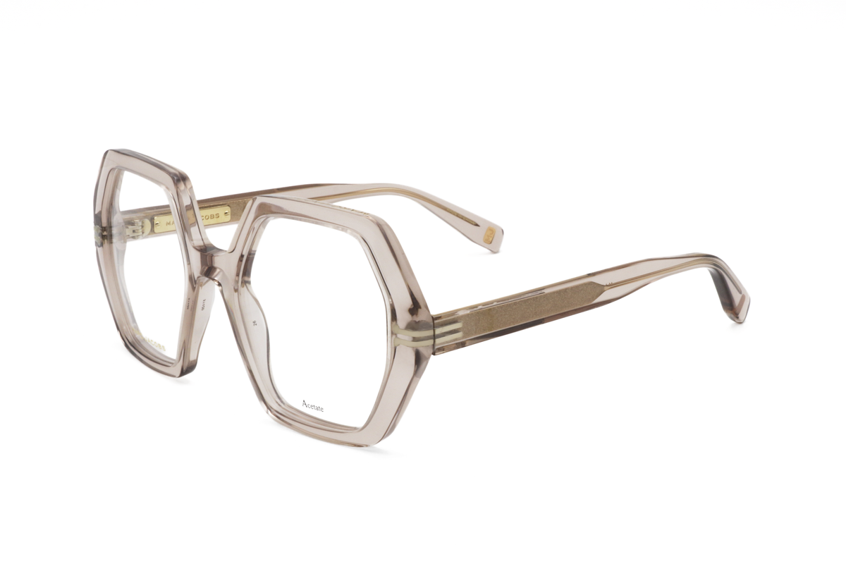 Montura para gafas de mujer 51 mm color beige