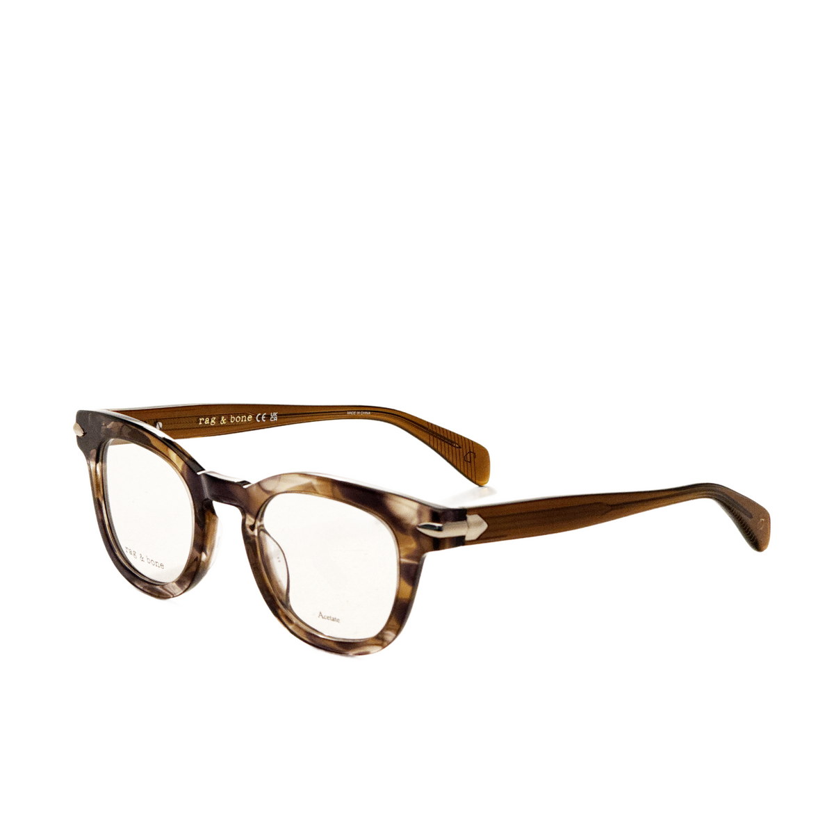 Montura para gafas de hombre 48 mm color café
