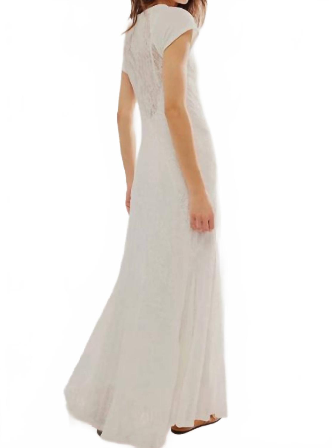 Vestido largo color blanco