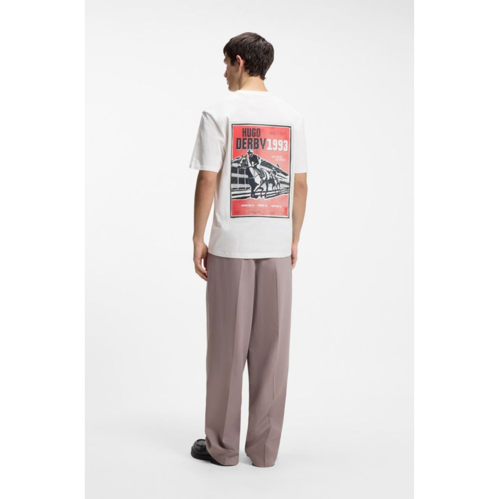 Camiseta de algodón con estampado