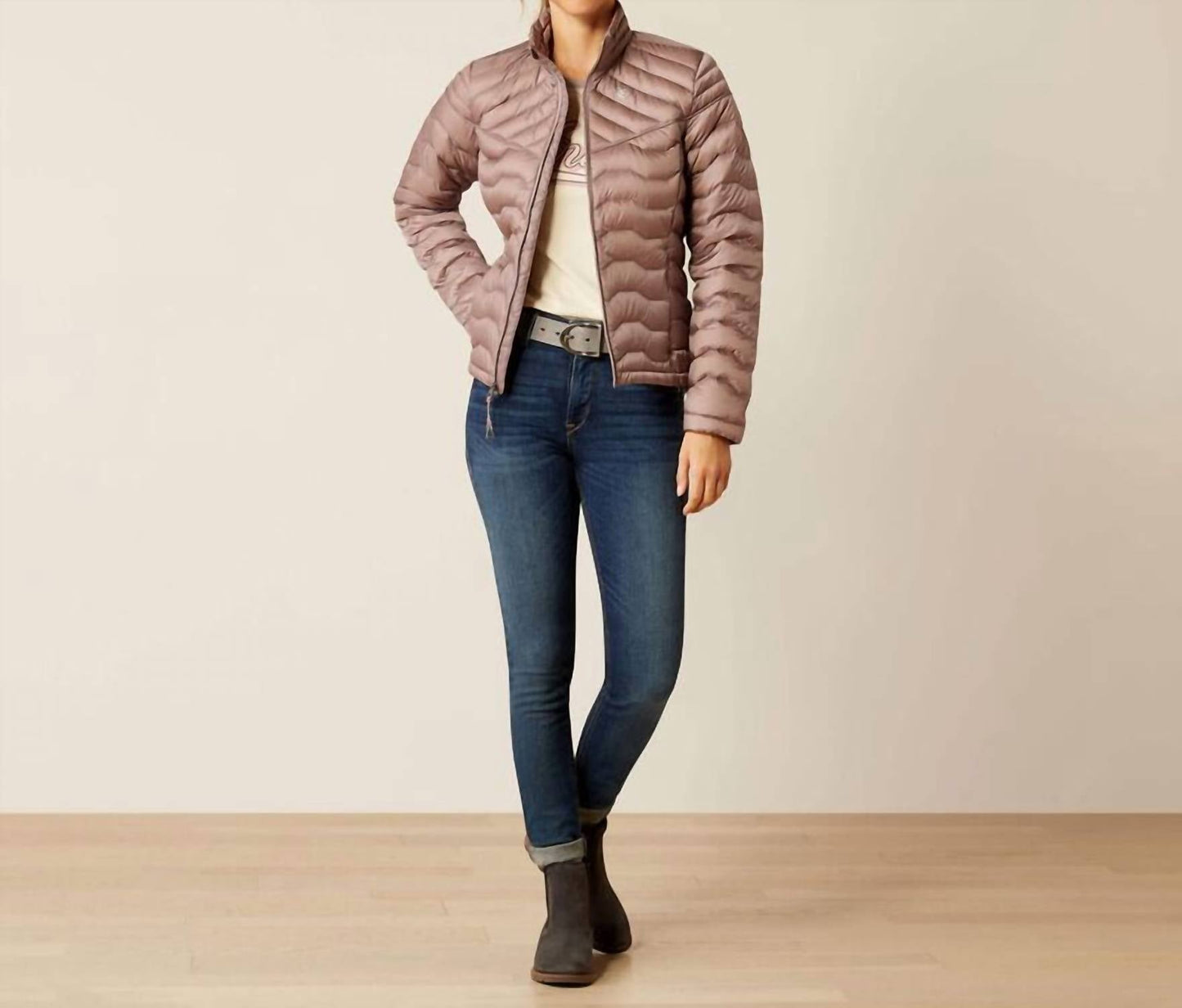 Chaqueta color violeta