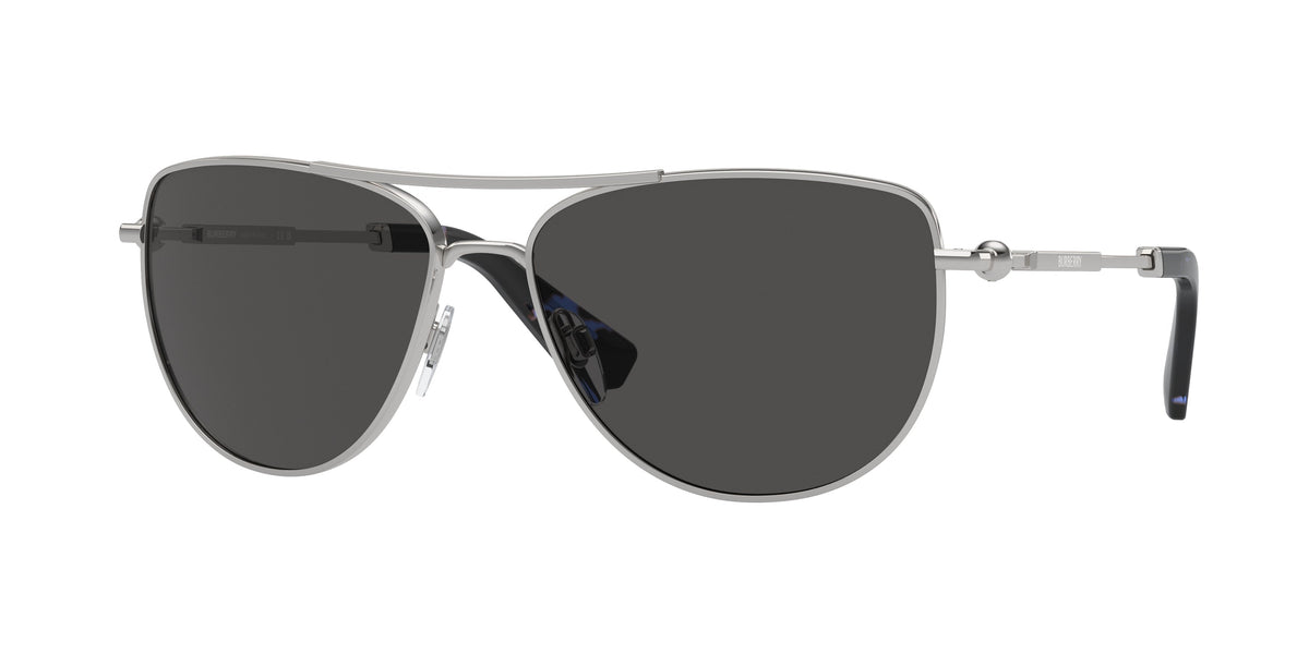 Gafas de sol de mujer 60 mm color plateado