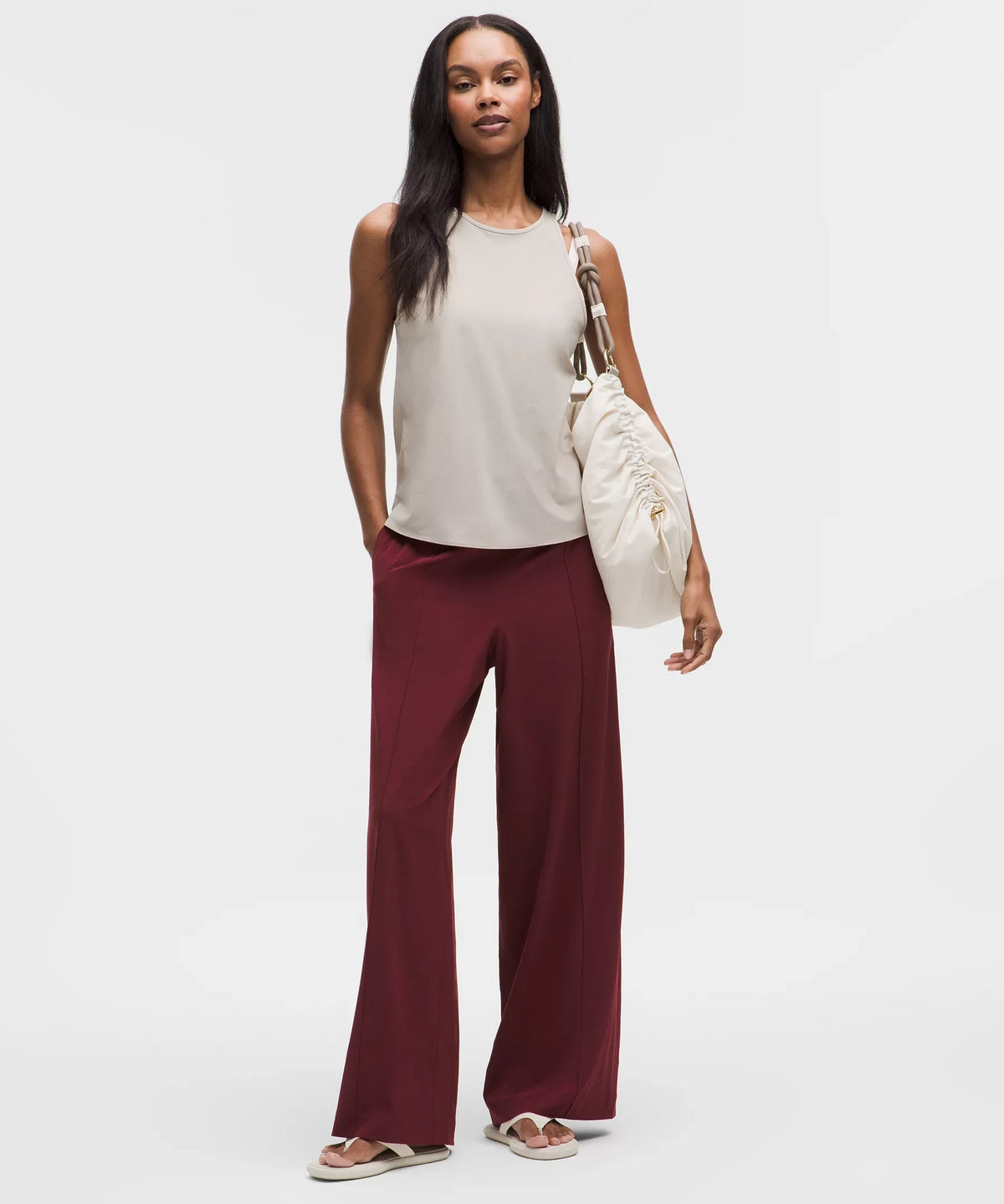 Pantalón de tiro medio