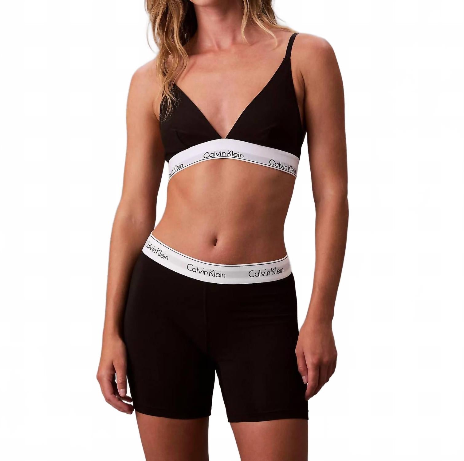 Ropa interior de mujer de algodón color negro